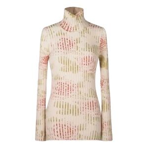 Paco Rabanne Rose Ribbed Sweater